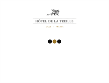 Tablet Screenshot of hoteldelatreille.com